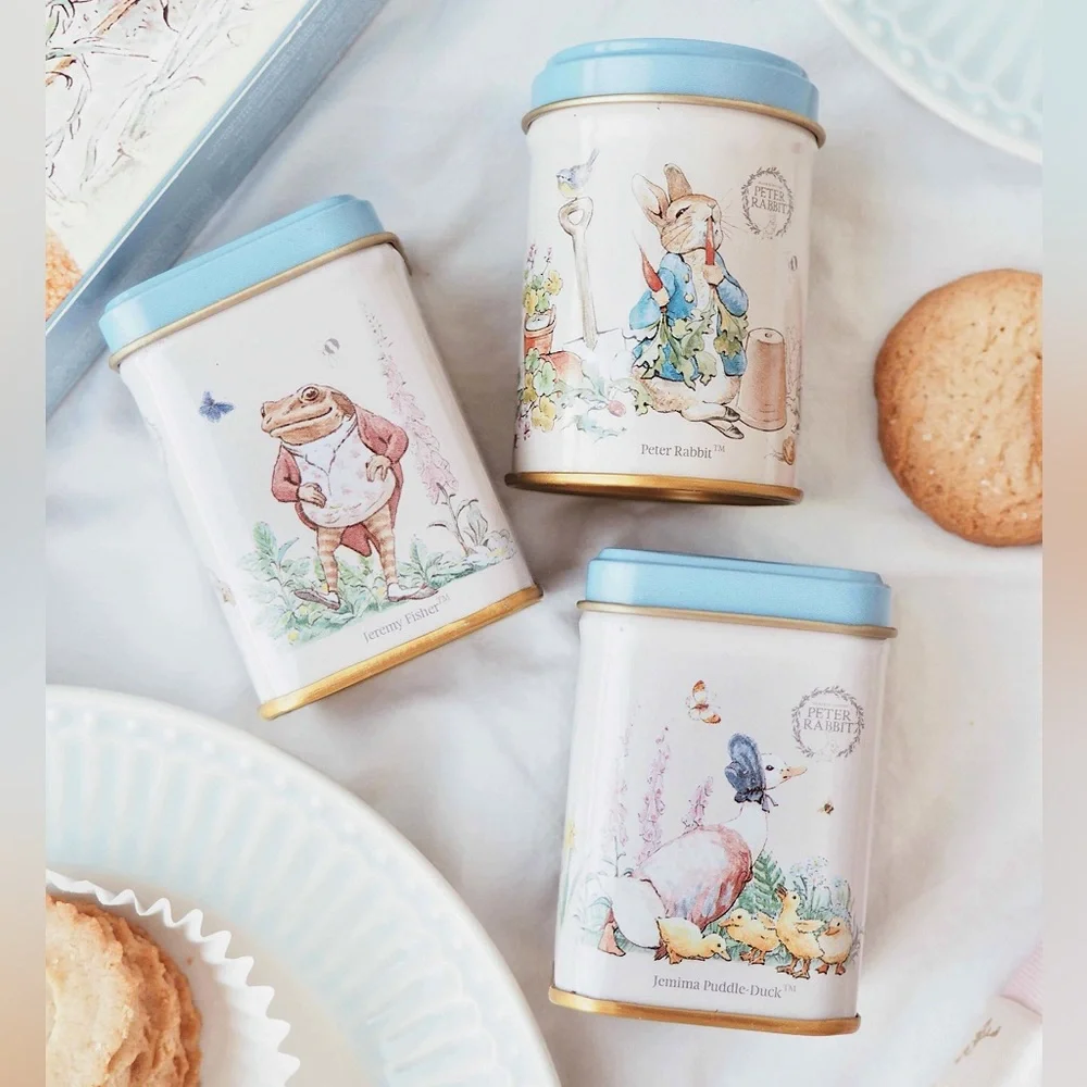 NIB Peter Rabbit Mini Tea Tins - Picture 1 of 13